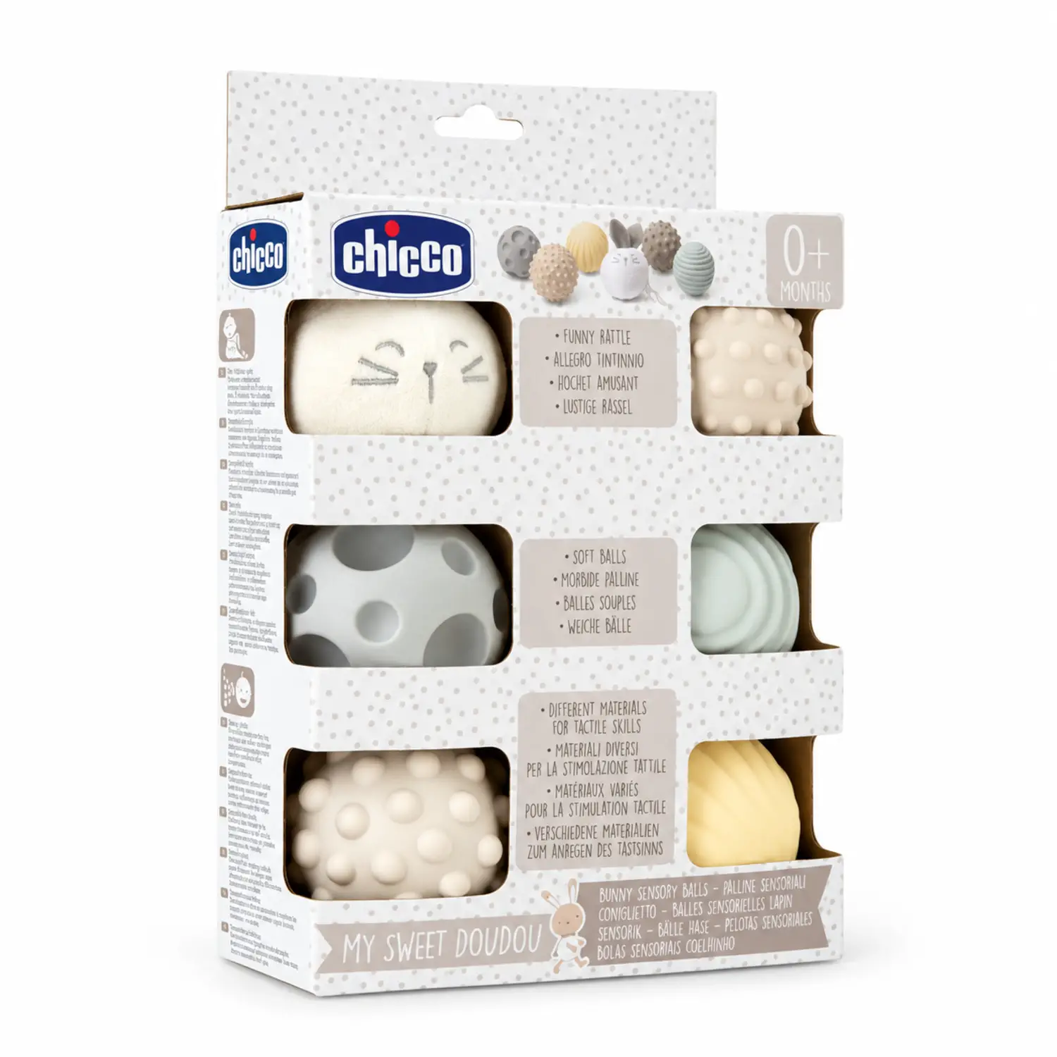 Chicco Toys Gioco Palline Sensoriali Coniglietto - Primi giochi
