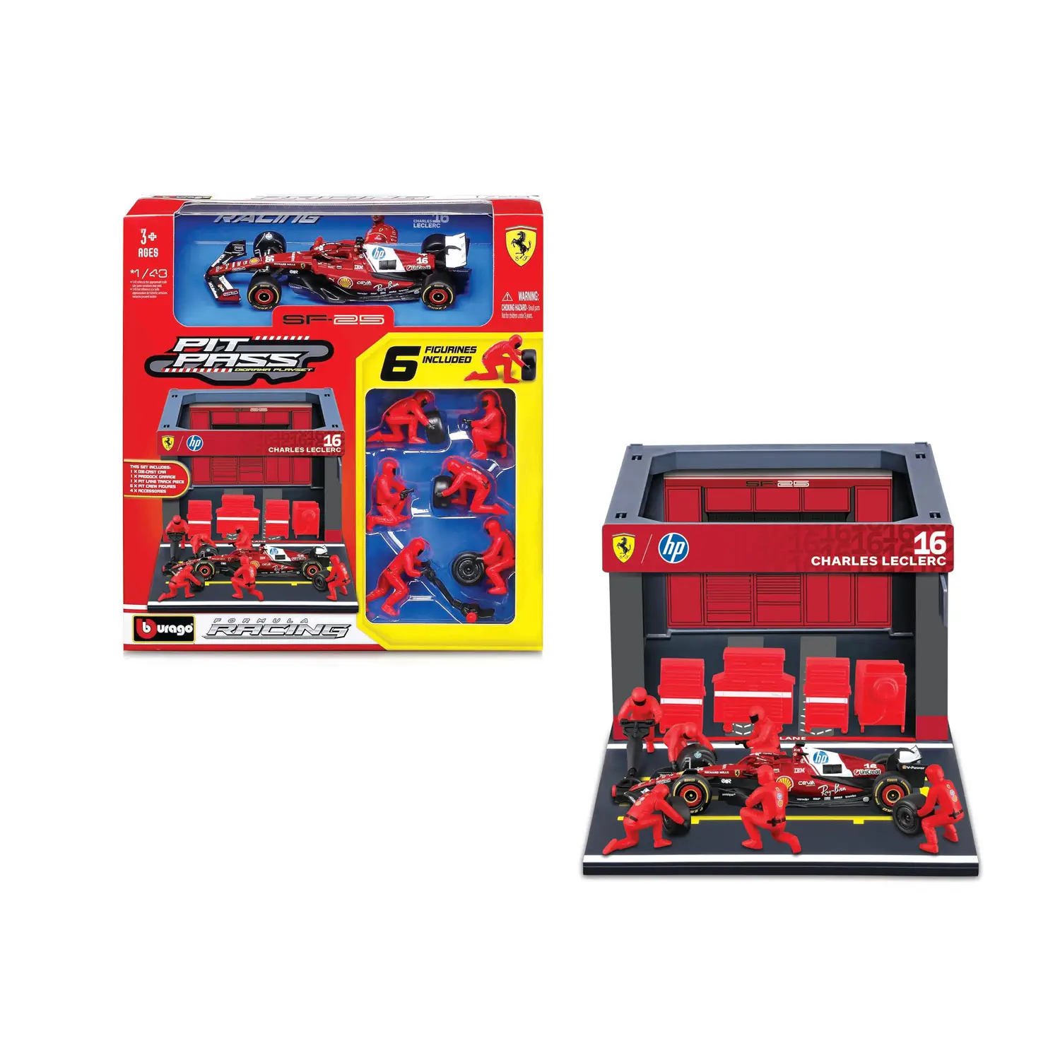 Pit Stop 1:43 F1 Ferrari Sf-25 #16 Leclerc - auto