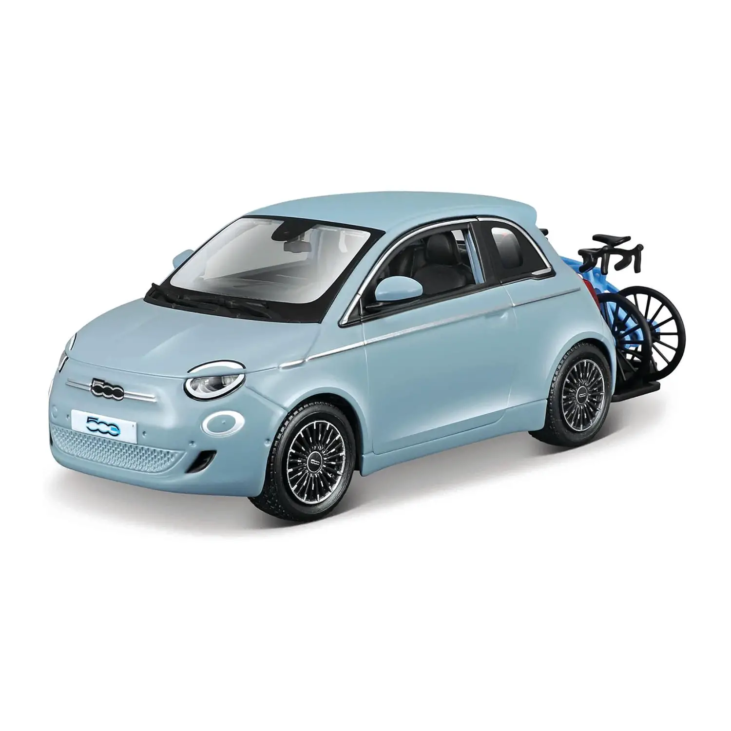Auto 1:24 Fiato 500E Con Biciclette - auto