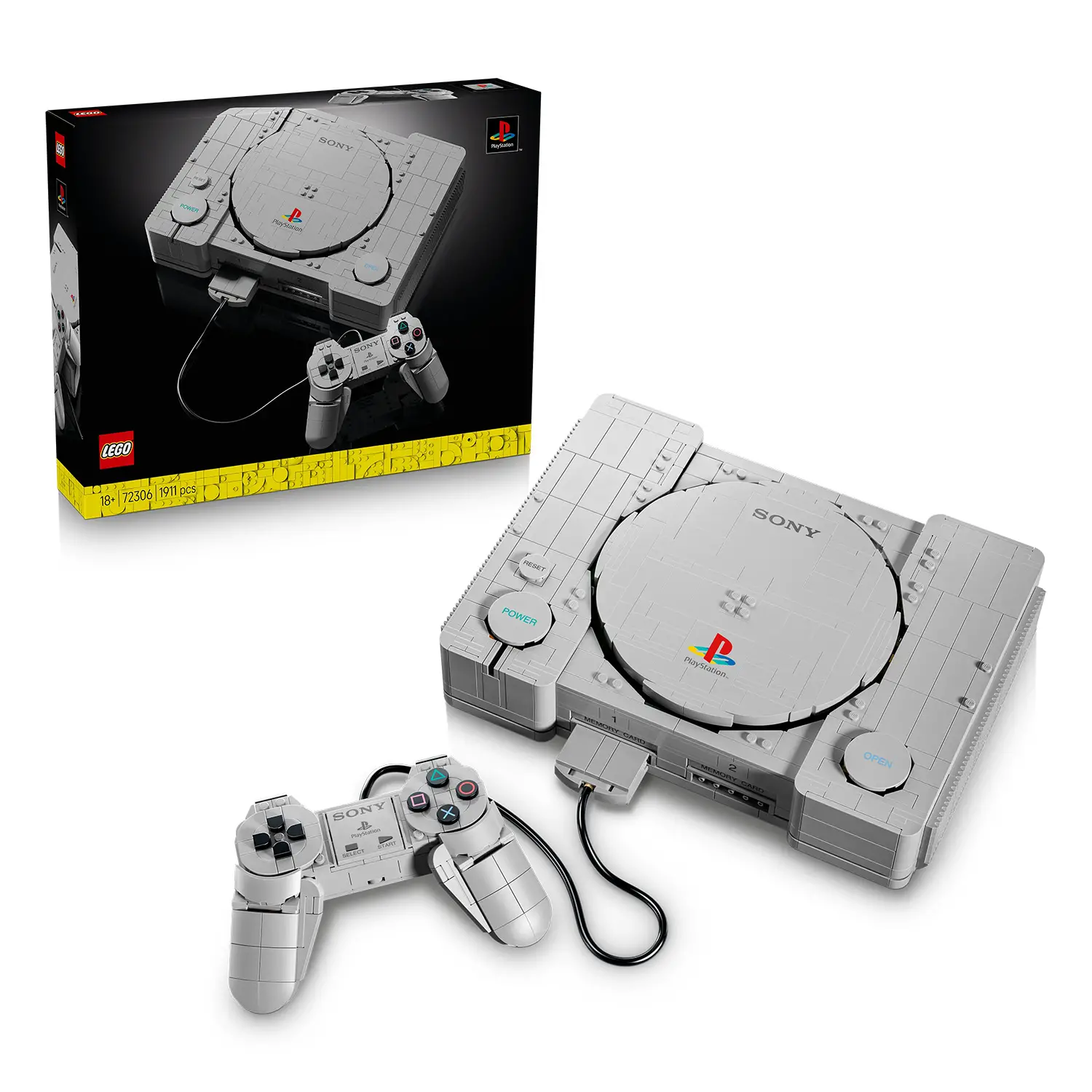 LEGO PlayStation 72306 Console PS1 con Controller e Diorami, 18+ - lego