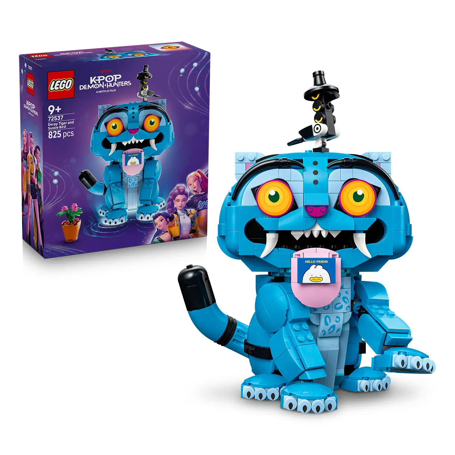 LEGO KPop Demon Hunters Derpy la tigre e Sussie la gazza 72537 - 825 Pezzi - lego
