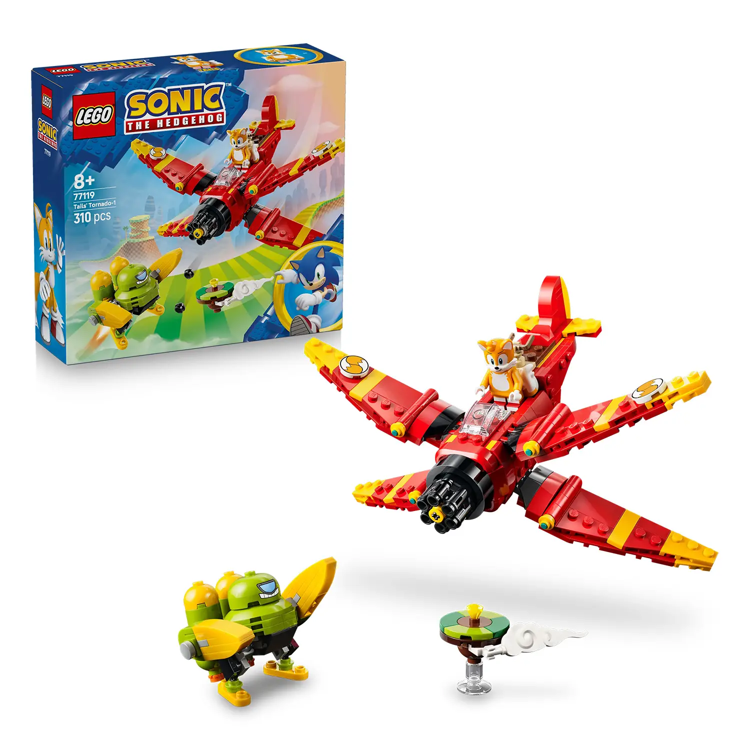 LEGO Sonic the Hedgehog Tornado-1 di Tails 77119 - 310 Pezzi - lego