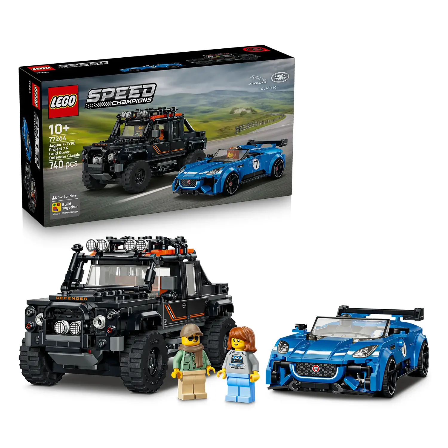 LEGO Jaguar Project 7 e Land Rover Defender 77264 - 740 Pezzi - lego