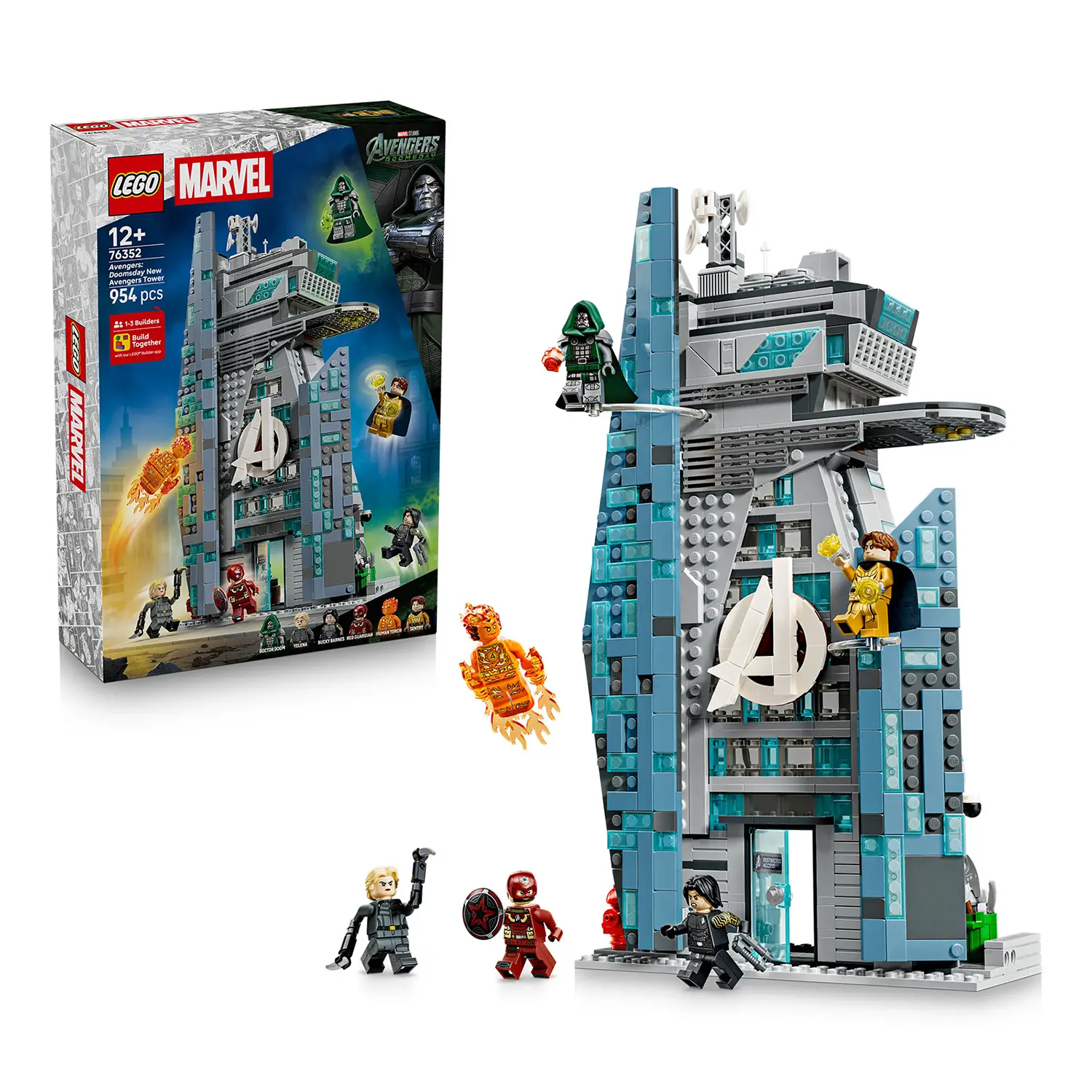 LEGO Avengers: Doomsday Nuova torre degli Avengers - 954 Pezzi - lego