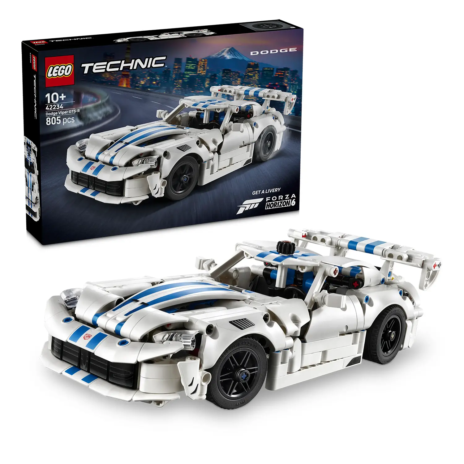 LEGO Technic Auto sportiva Dodge Viper GTS-R 42234 - 805 Pezzi - lego