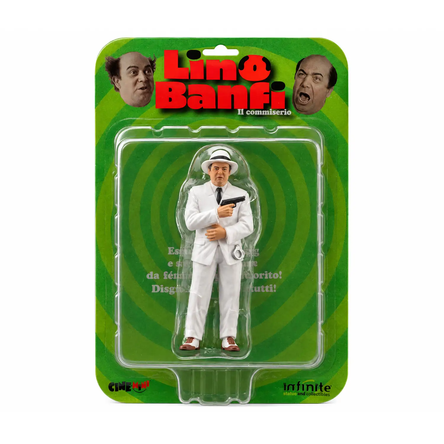 Lino Banfi Il Commiserio Mini Figure Cinemini Pvc - action figures ed accessori