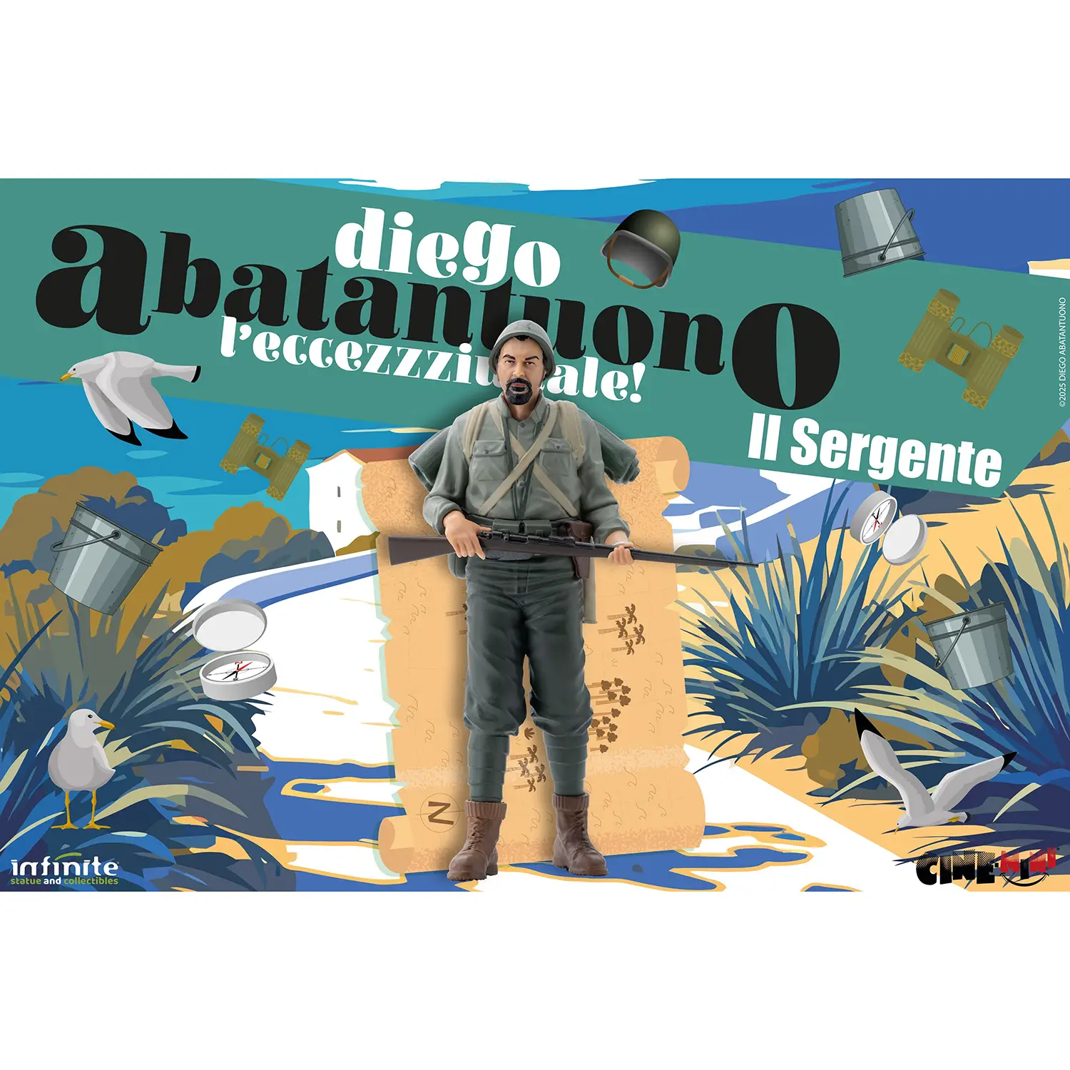 Diego Abatantuono Lorusso Cine-Mini Pvc - action figures ed accessori