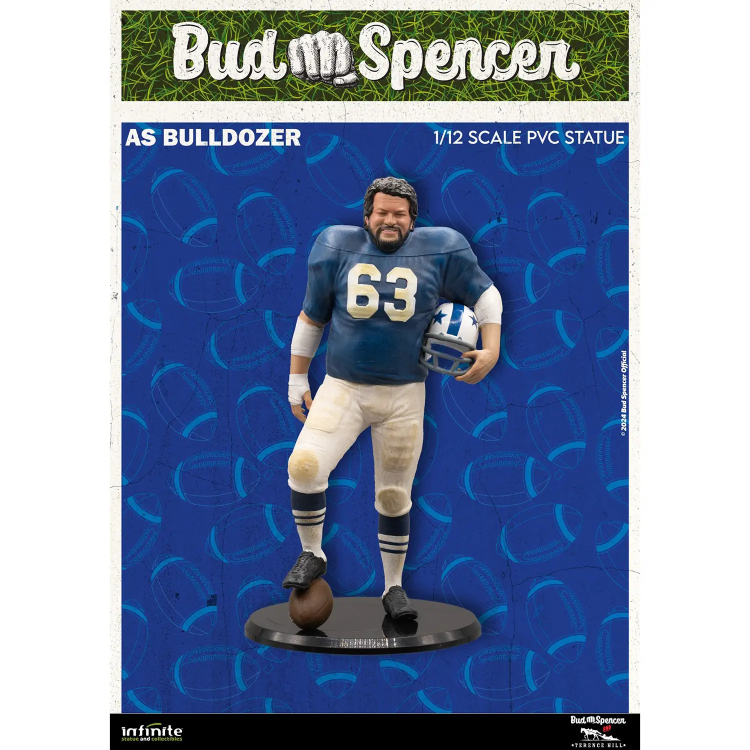 Bud Spencer as Bulldozer PVC Figure 16 cm Scala 1:12 - action figures ed accessori