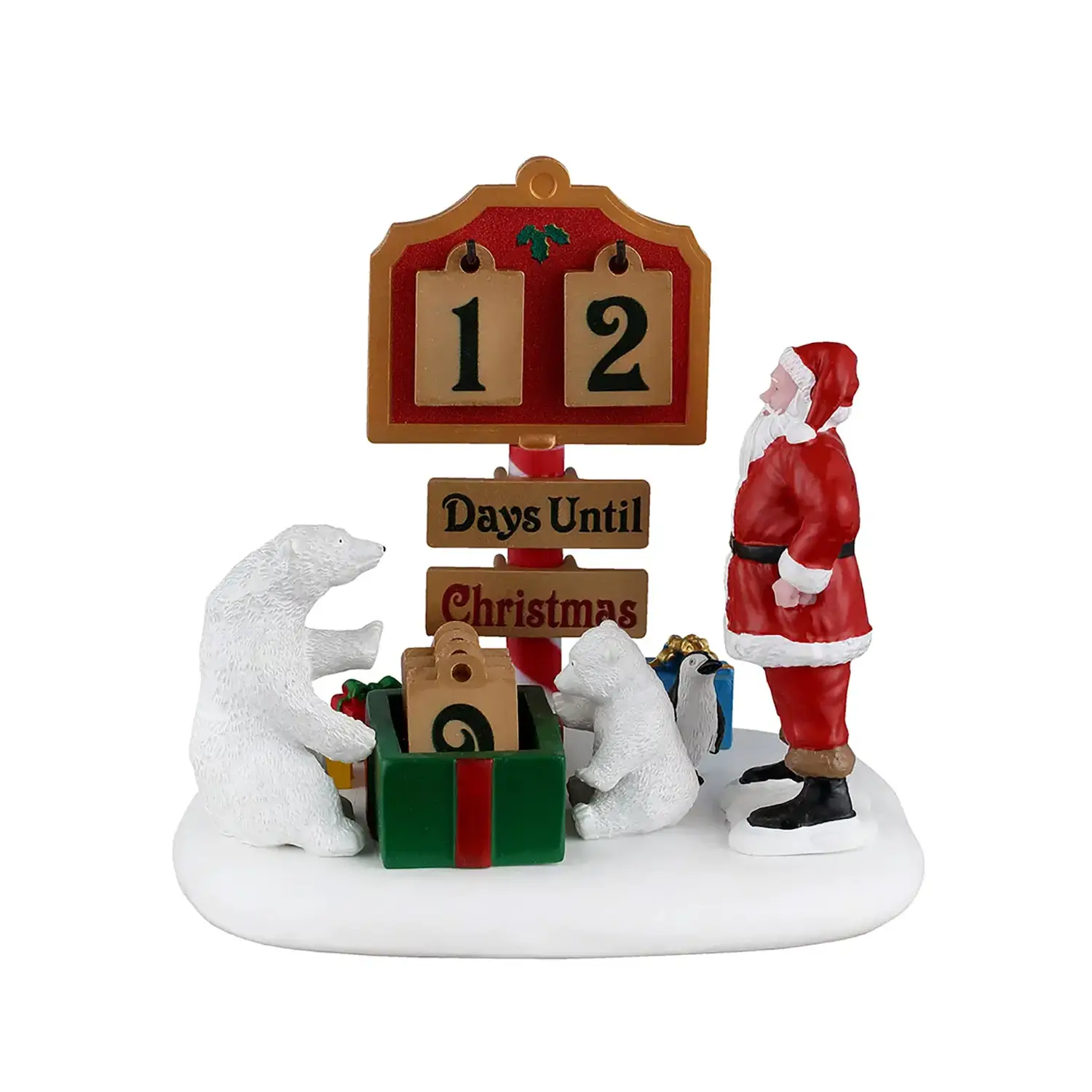 Lemax North Pole Countdown 53749 – Conto alla Rovescia di Natale in Resina - scene e villaggi