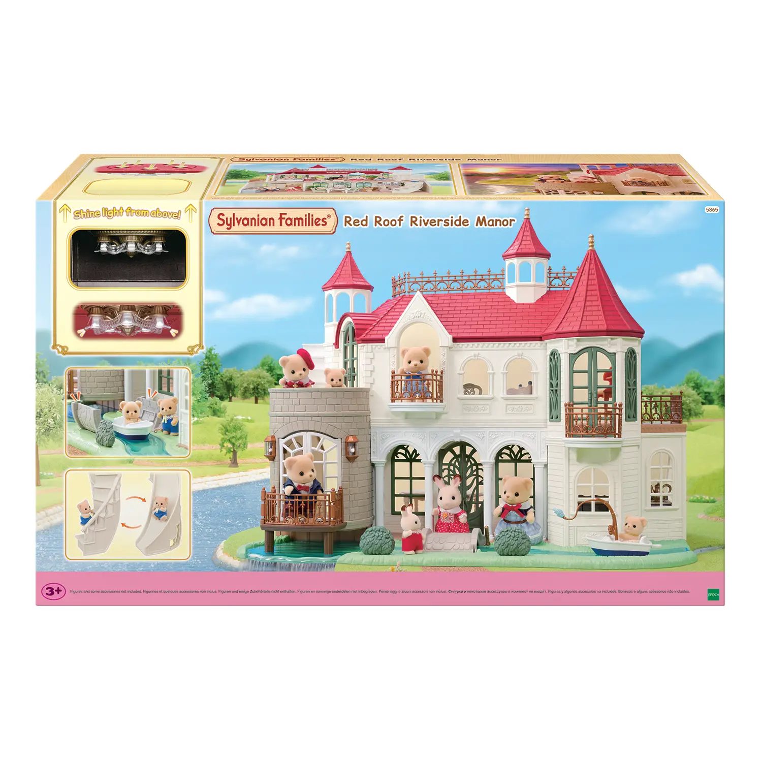 Sylvanian Families Villa Sul Fiume Con Luci - play set