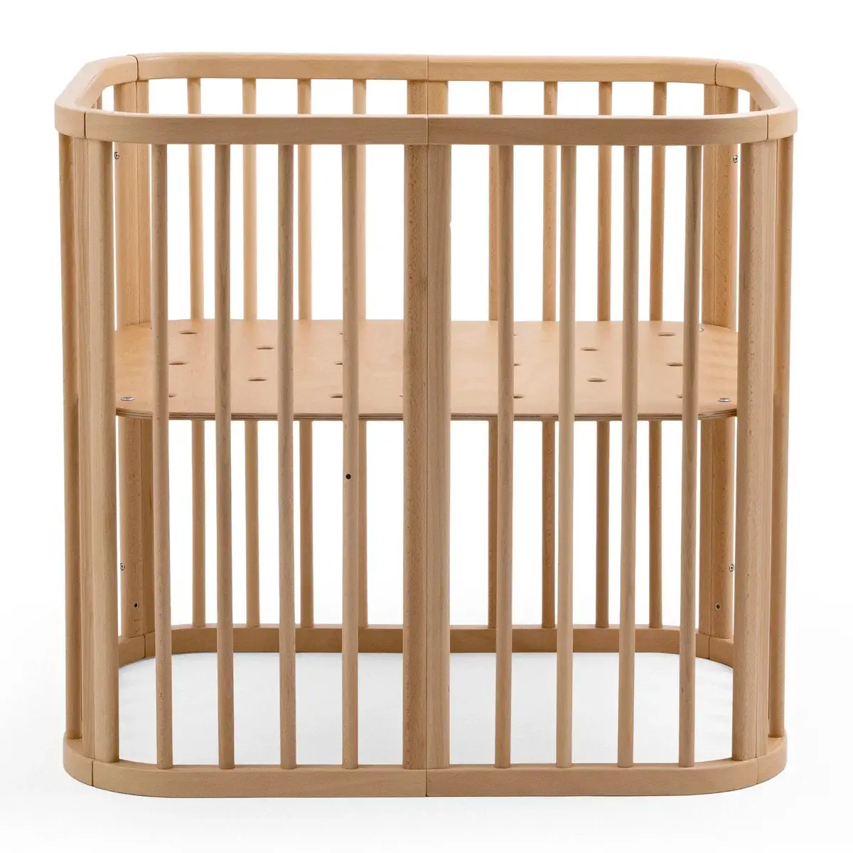 Stokke Nighti Culla Evolutiva Bundle 5in1 0-5 Anni Naturale con Tessile bianco - collezioni