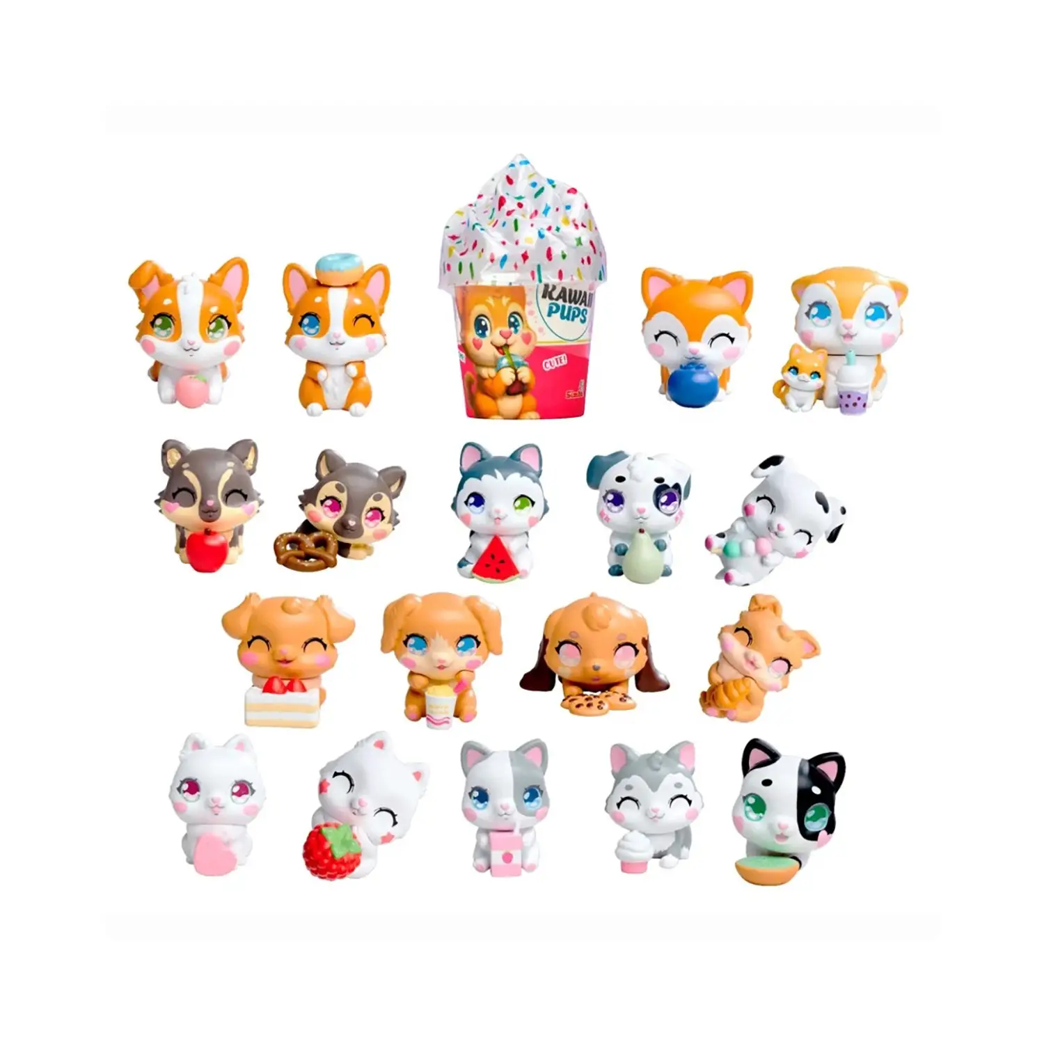 Kawaii Pups Cucciolo a Sorpresa con Cupcake - collezionabili bambina