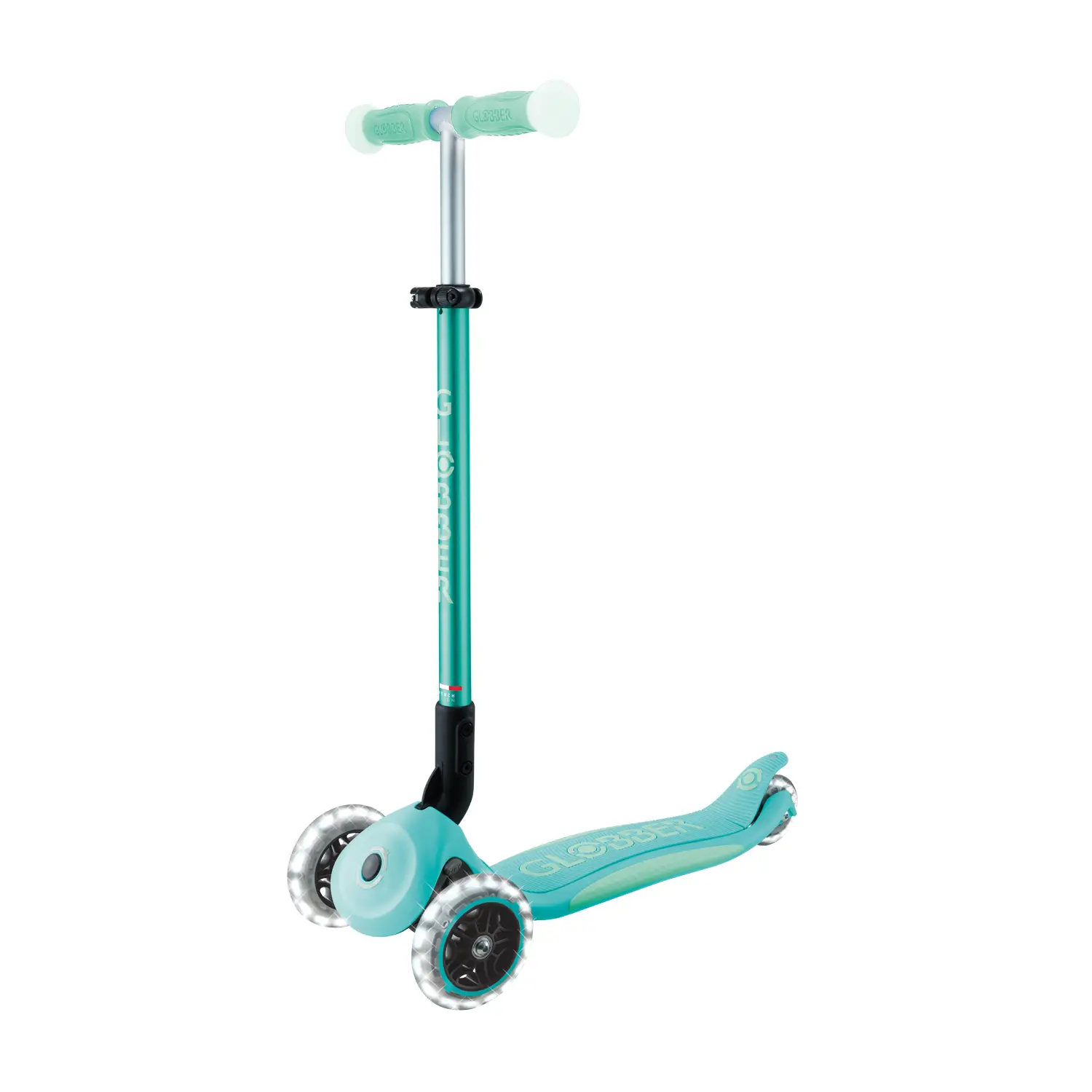 Globber - Monopattino Elite Glow Lights Color Menta - monopattini