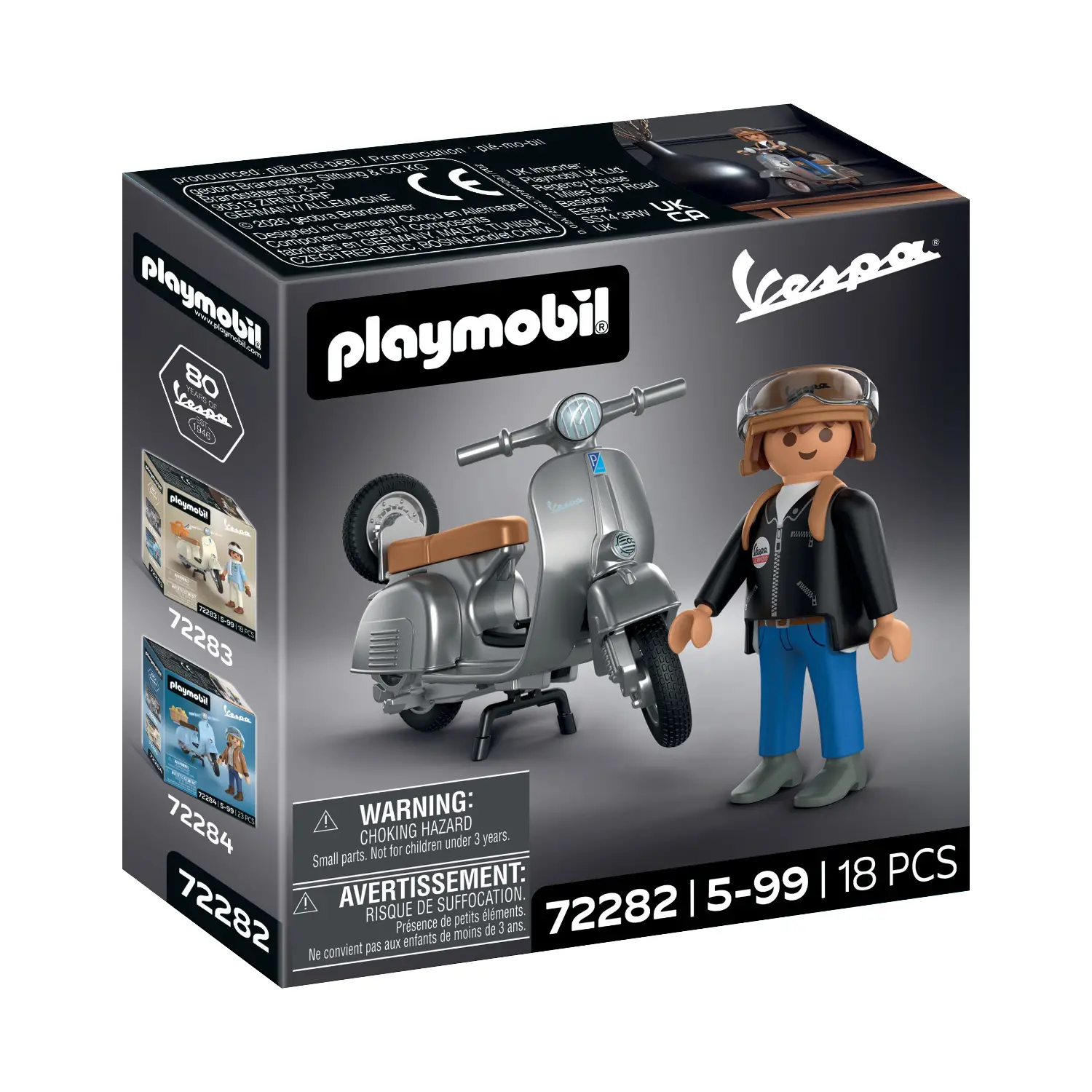 Playmobil 72282 Vespa 80th Anniversary Original Style con Personaggio - playmobil