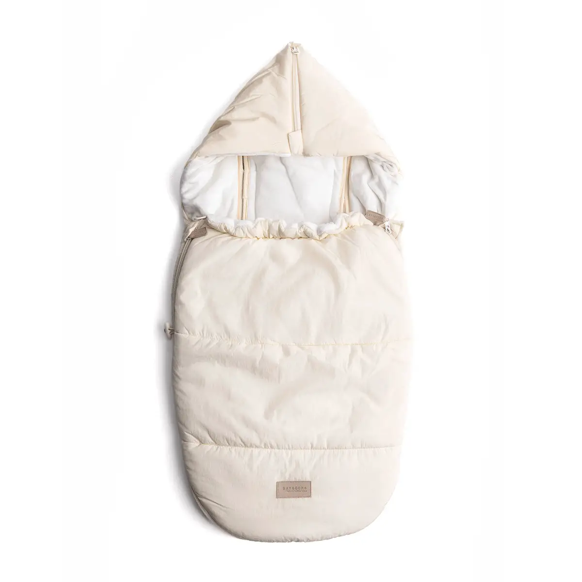 Bamboom Igloo Sacco Invernale per Ovetto e Carrozzina TOG 4.5 Natural Cream - sacchi termici
