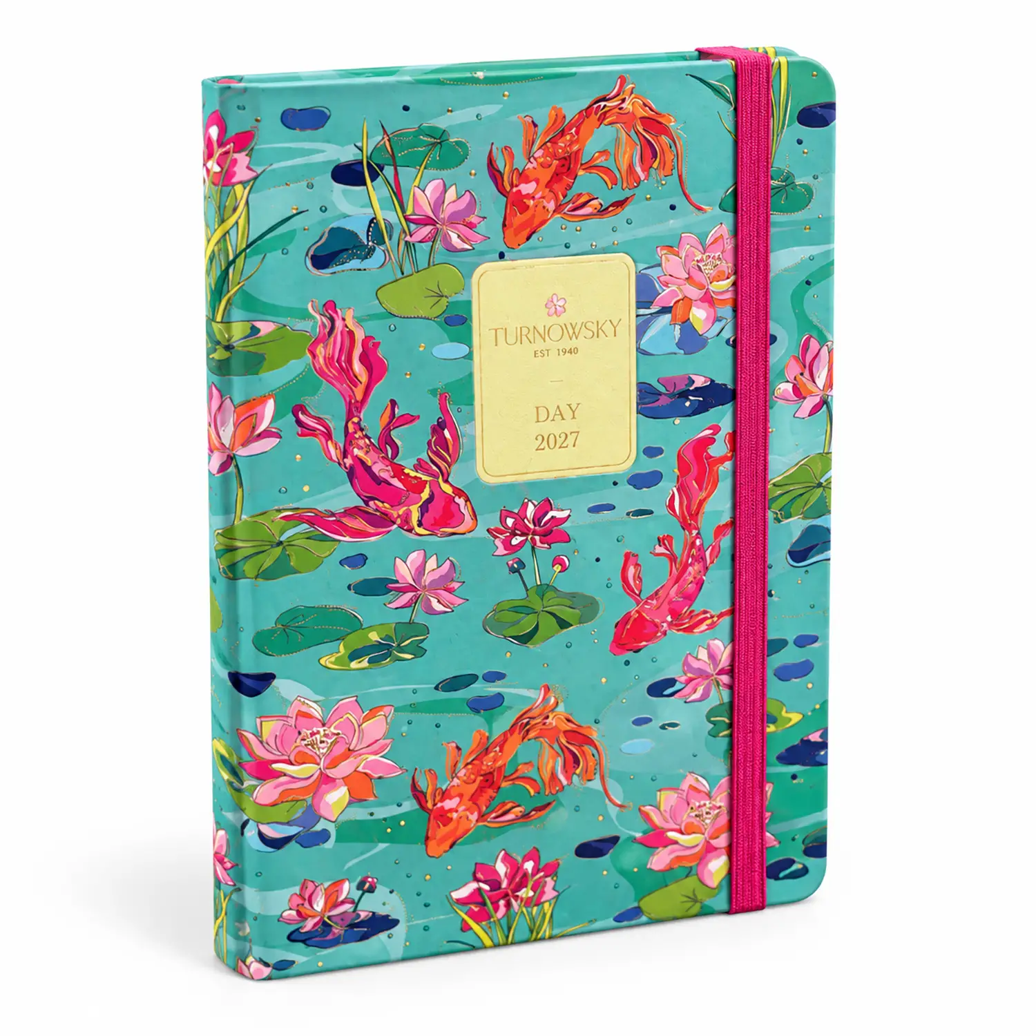 Agenda Giornaliera 2027 Turnowsky Mini Carpe Koi 11x15 cm - agende