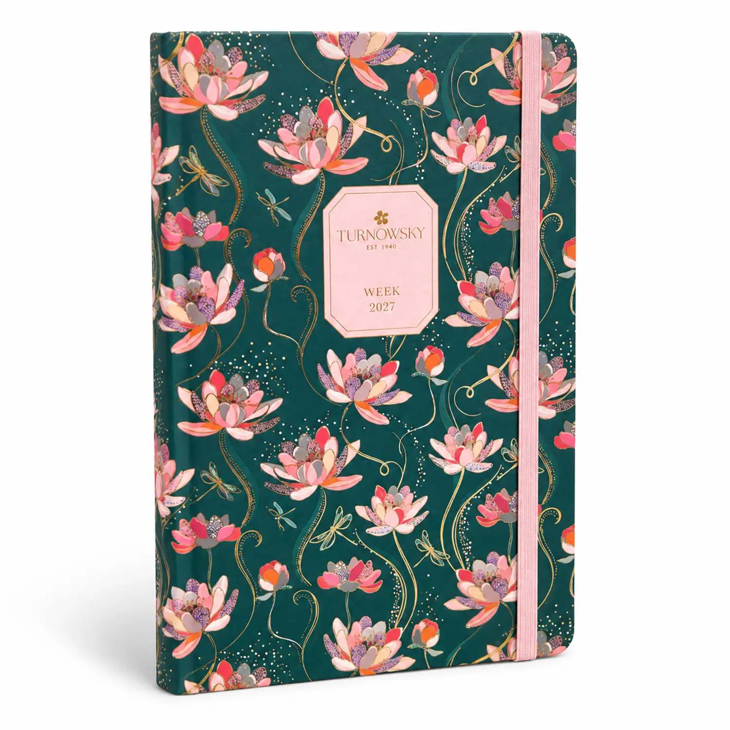 Agenda Settimanale 2027 Turnowsky Large Ninfee 13x21 cm - agende