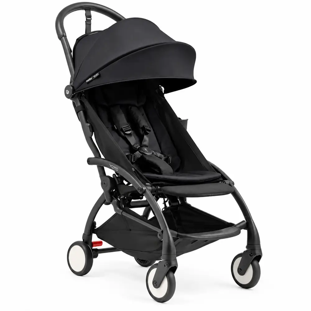 Stokke YOYO5 Passeggino Nero con Telaio Nero - passeggini compatti