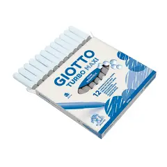 Pennarelli Turbo Maxi Giotto - 12 Pezzi • Grigio