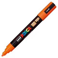 Pennarello Uni Posca Punta Media - Punta 1,8-2,5 mm - Arancio