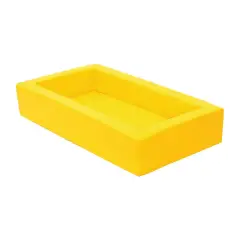 Lettino Culla Morbida con Sponde Giallo