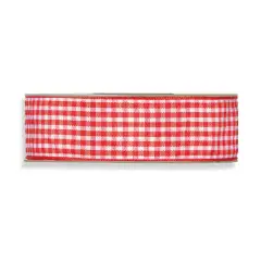 Nastro Tessuto a Quadretti Svedesi Rosso 25 mm x 20 Metri – Nastro Decorativo