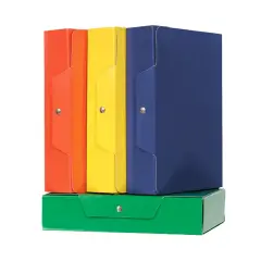 Cartella Progetto Presspan con Bottone – Dorso 12 cm, Formato 25x35 cm