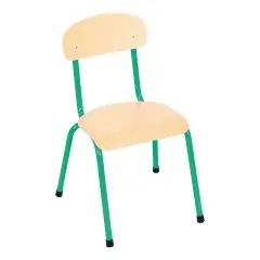 Sedia Per La Scuola Dell' Infanzia Bambino Misura 2 H 31 cm. Verde