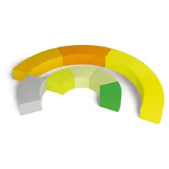 Set Sedute Morbide Nova Giallo 4 Pezzi