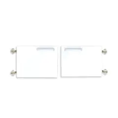 Ante Basse INNOVA Bianco – Coppia Antine per Sopralzo Basso 40,5 x 34,9 cm