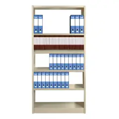 SCAFFALE MONOBLOCCO CM.100X39X200H - BEIGE
