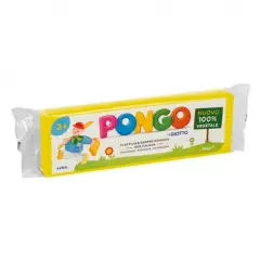 Plastilina Pongo By Giotto – Panetto 350 g Giallo | 100% Vegetale e Sicura