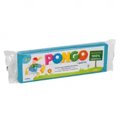 Plastilina Pongo By Giotto – Panetto 350 g Cyan | 100% Vegetale e Sicura