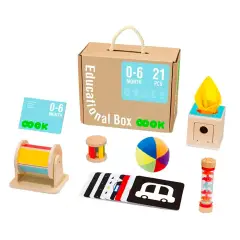 Giocattoli Educativi Multisensoriali per Bambini 0-6 Mesi – Metodo Montessori