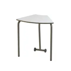 Tavolo Ribaltabile Modulare Mira con Rotelle – Altezza 76 cm, Top Bianco – Conforme CAM