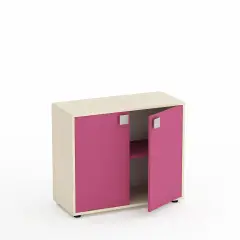 Mobile Kubò Betulla 2 Ante H 75 Cm - Ante Fucsia | Conforme CAM