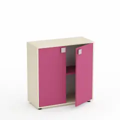 Mobile Kubò Betulla 2 Ante H 90 Cm - Ante Fucsia | Conforme CAM