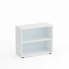 Mobile Scuola Kubò Bianco a Giorno H 75 cm – Ripiani Bianchi | Conforme CAM