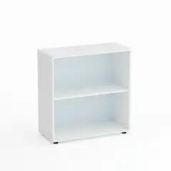 Mobile Scuola Kubò Bianco a Giorno H 90 cm – Ripiani Bianchi | Conforme CAM