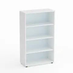 Mobile Scuola Kubò Bianco a Giorno H 150 cm – Ripiani Bianchi | Conforme CAM