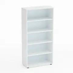 Mobile Scuola Kubò Bianco a Giorno H 180 cm – Ripiani Bianchi | Conforme CAM