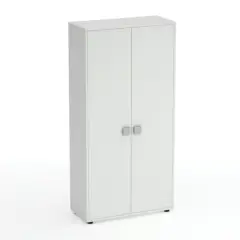 Mobile Scuola Kubò Bianco – 2 Ante H 180 cm e Ripiani Bianchi | Conforme CAM