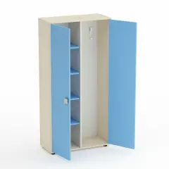 Mobile Kubò Betulla Spogliatoio Adulti - Ante Blu Orizzonte | Conforme CAM