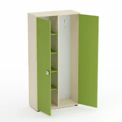 Mobile Kubò Betulla Spogliatoio Adulti - Ante Verde Kiwi | Conforme CAM