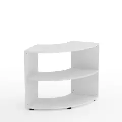 Mobile Scuola Kubò Bianco Curvo 90° H 75 cm – Ripiano Bianco | Conforme CAM