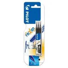 Refill Penna a Sfera Cancellabile Frixion Ball 3 Pezzi Nero