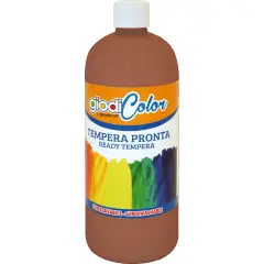 Tempera Pronta Giodicolor 1000 ml Terra di Siena Bruciata