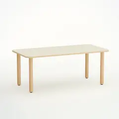 TAVOLO FORMA RETTANGOLARE CM. 130X65 - MISURA 3 - MAGNOLIA