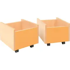 Mobile Contenitore Arancio Moba – Arredo per Scuola dell’Infanzia