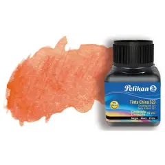 Inchiostro di China Pelikan – Rosso Vermiglio 10 ml per Calligrafia e Disegno Artistico